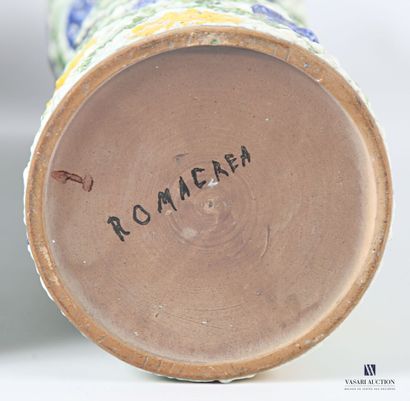 ROMACREA École de 
Paire de vases en grès...