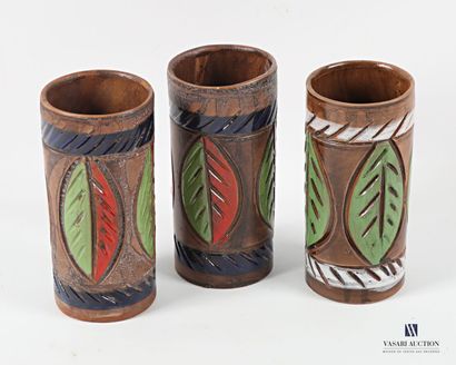 ROMACREA École de 
Suite de trois vases de...