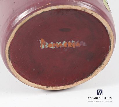 ROMACREA École de 
Vase de forme rouleau,...