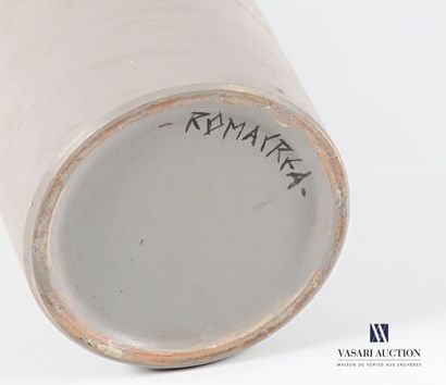 ROMACREA École de 
Vase tubulaire en terre...