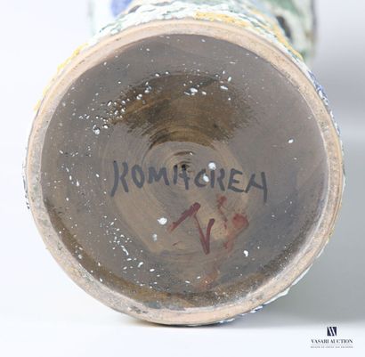 ROMACREA École de 
Paire de vases en grès...