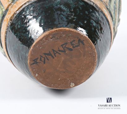 ROMACREA École de 
Vase ovoïde en terre cuite...