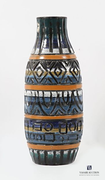 ROMACREA École de 
Vase en terre cuite émaillée...