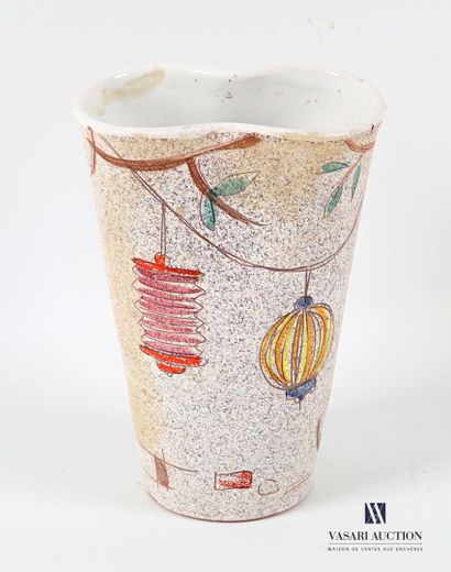 ROMACREA École de 
Vase en terre cuite émaillée...