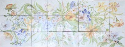 ROMACREA École de 
Rinceaux fleuris. 
Mosaïque...