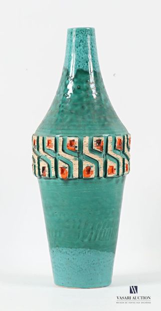 ROMACREA École de 
Vase de forme bouteille...