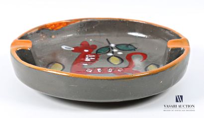 ROMACREA École de 
Cendrier de forme ronde...