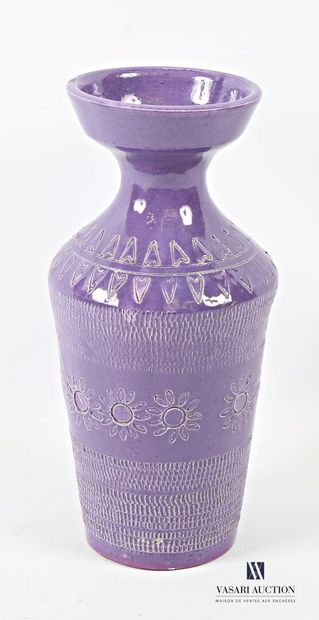 ROMACREA École de 
Vase de forme balustre...