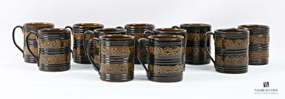 ROMACREA École de 
Suite de onze mugs en...