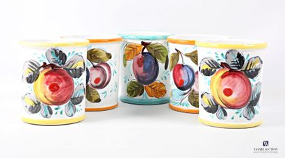 ROMACREA École de 
Suite de cinq pots de...