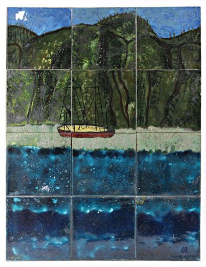 ROMACREA École de 
Bateau 
Mosaïque composée...