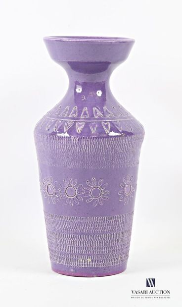 ROMACREA École de 
Vase de forme balustre...