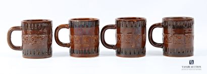 ROMACREA École de 
Suite de quatre mugs en...
