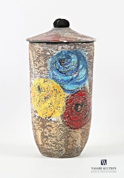 ROMACREA École de 
Vase couvert de forme...