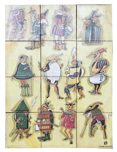 ROMACREA École de 
Commedia del arte
Mosaïque...