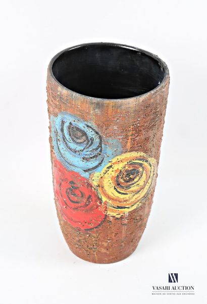 ROMACREA École de 
Vase de forme tubulaire...