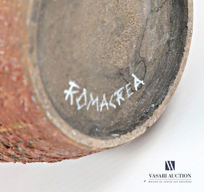 ROMACREA École de 
Vase de forme tubulaire...
