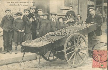 CPA - Les petits métiers de la rue - Marchand...