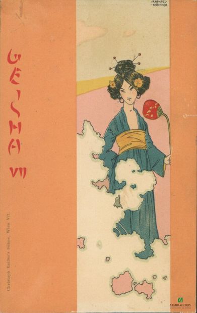 CPA - Geisha VII - Illustrateur Raphaël Kirchner...
