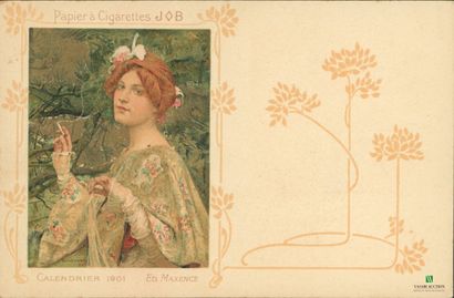 CPA - Collection JOB - 1901 calendar poster...