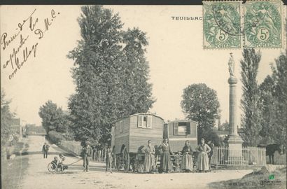 CPA - TEUILLAC (Gironde) - Bohémiens