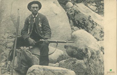 CPA - CAUTERETS - Chasseur d'Izard à l'a...