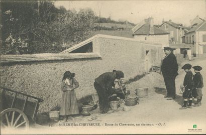 CPA - St-REMY-les-CHEVREUSES - Route de Chevreuse,...