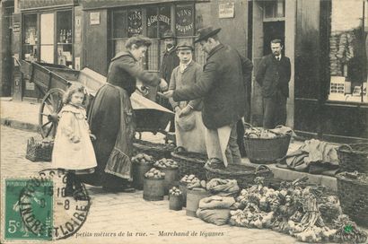 CPA - Les petits métiers de la rue - Marchand...