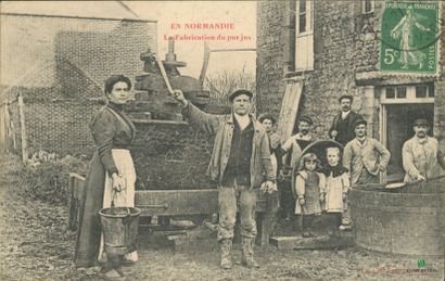 CPA - En Normandie - La fabrication du pur...
