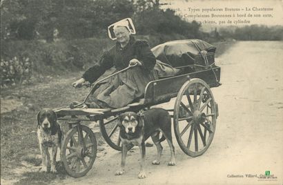 CPA - Types populaires Bretons - La chanteuse...