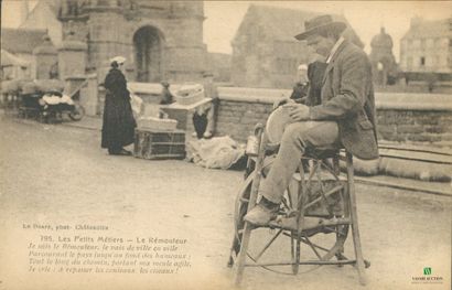 CPA - Les petits métiers - Le Rémouleur