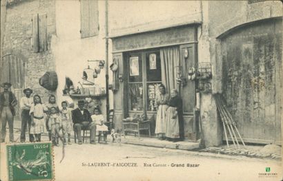 CPA - St-LAURENT-d'AIGOUZE - Rue Carnot -...