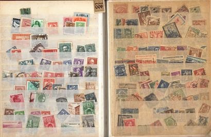Set of stamps of France in binders, many...