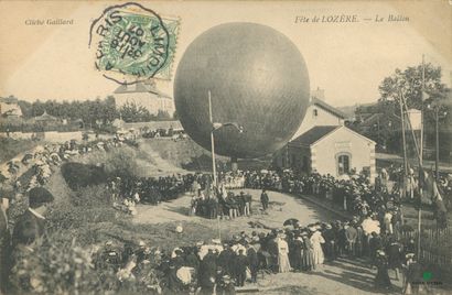 CPA - Fête de LOZERE Le ballon