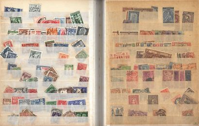 Set of stamps of France in binders, many...