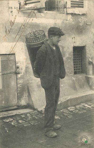 CPA - Les petits métiers de la rue - Marchand...
