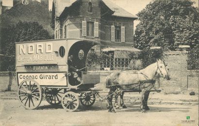 CPA - Calèche publicitaire