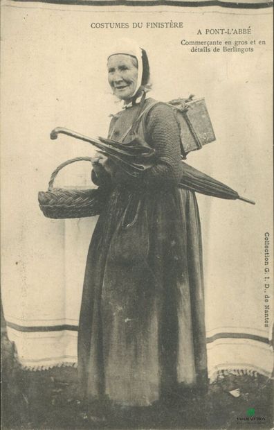CPA - Costumes du Finistère - PONT-L'ABBE...