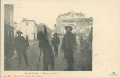CPA - SAINT-GIRON (Ariège) - Eleveurs d'...