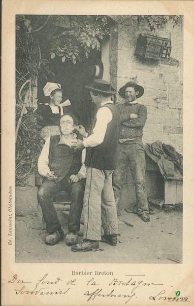 CPA - Barbier breton