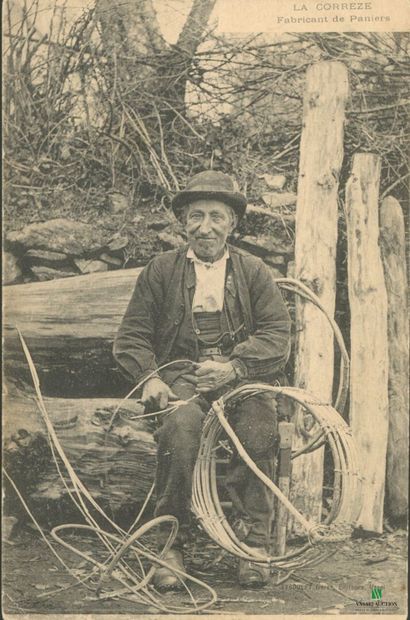 CPA - La Corrèze - Fabricant de Paniers