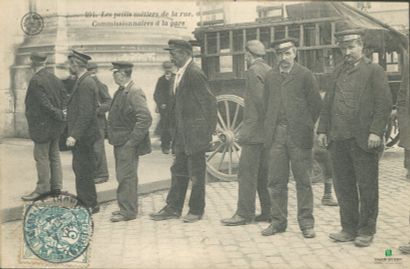 CPA - Les petits métiers de la rue - Commissionnaires...