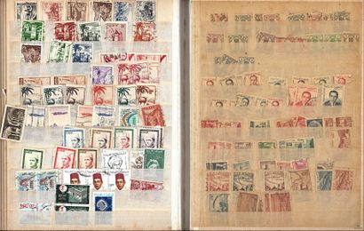 Set of stamps of France in binders, many...