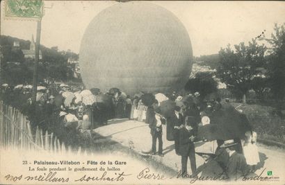 CPA - PALAISEAU-VILLEBON - Fête de la gare...