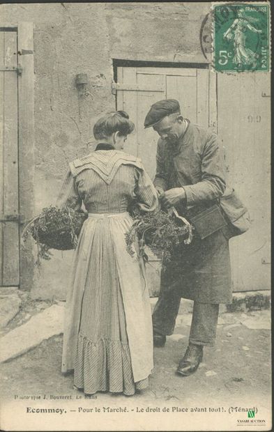CPA - ECOMMOY (Sarthe) - Pour le marché -...