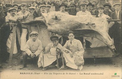 CPA - BARJOLS (Var) - Fête des Tripettes...