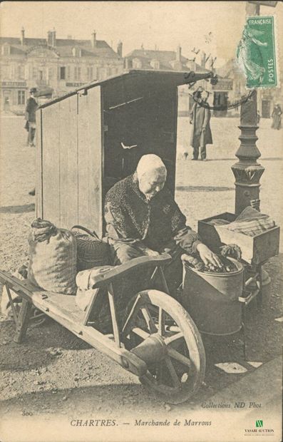 CPA - CHARTRES - Marchande de marrons