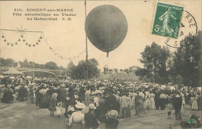CPA - NOGENT-sur-MARNE - Fête aérostatique...