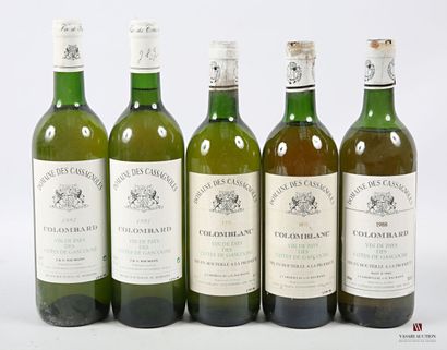 5 bottles VDP CÔTES de GASCOGNE white Domaine...