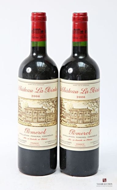 2 bottles Château LA POINTE Pomerol 2006
	Barely...